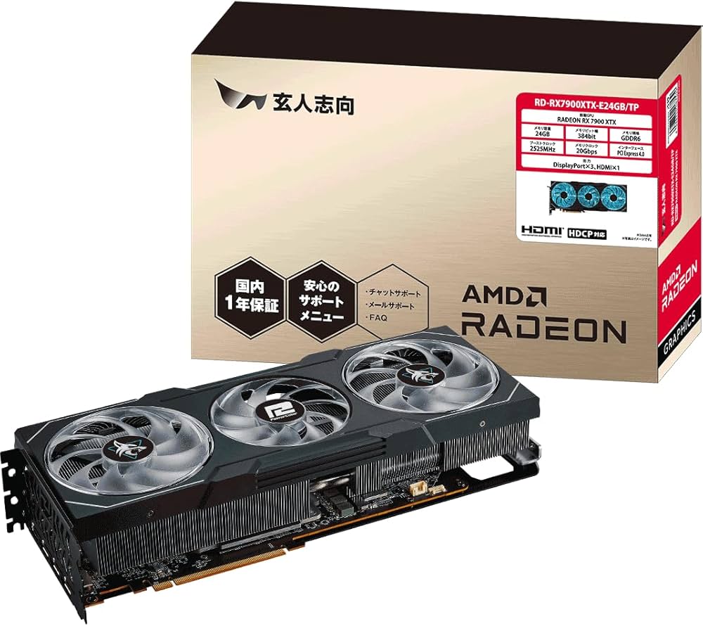 Amazon | 玄人志向 グラフィックボード AMD Radeon RX7900XTX GDDR6