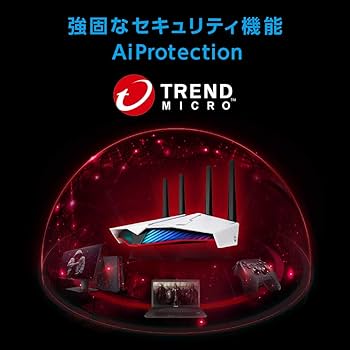 Amazon | ASUSTek WiFi 無線 ルーター WiFi6 4804+574Mbps デュアル