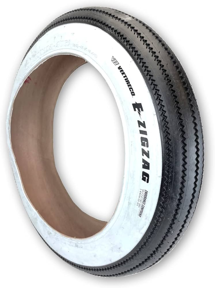Amazon.com : Vee Tire 20x4.0 White Wall Zig Zag E-Bike 50 Tubeless