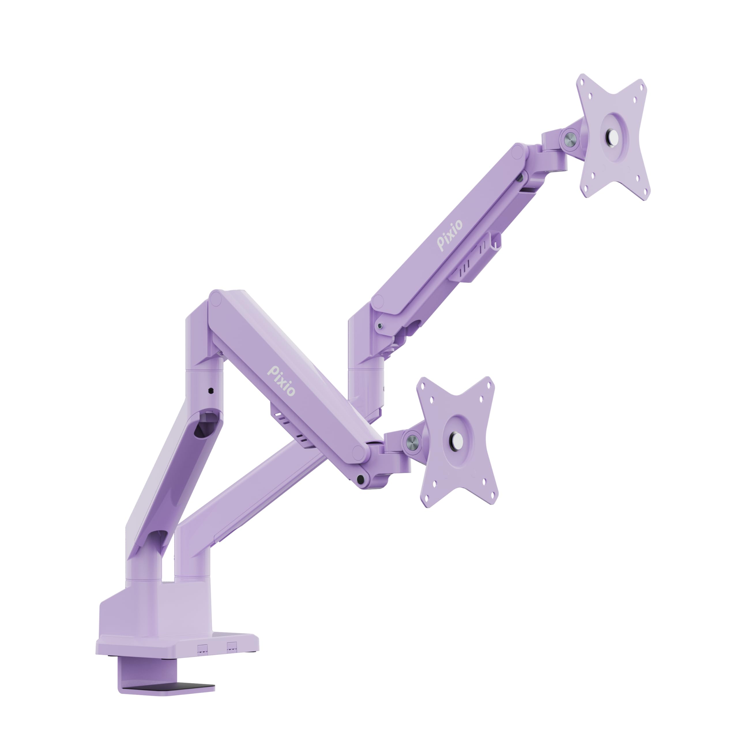Amazon.com: Pixio PS1D Wave Purple Dual Monitor Arm Stand Desk