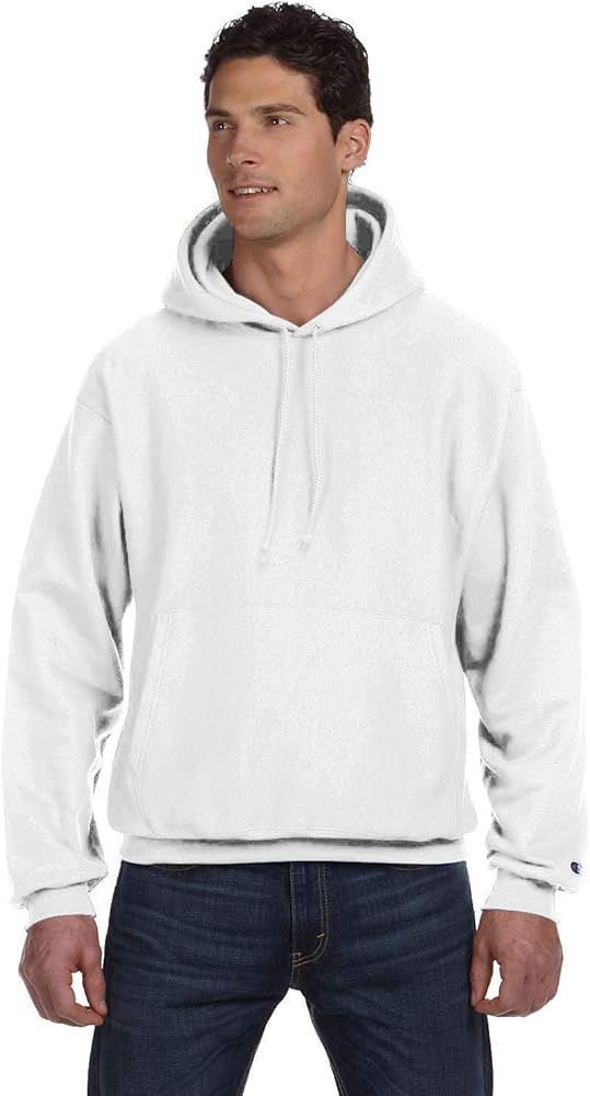 Champion Reverse Weave Sweatshirt S101 XL White at Amazon Men's
