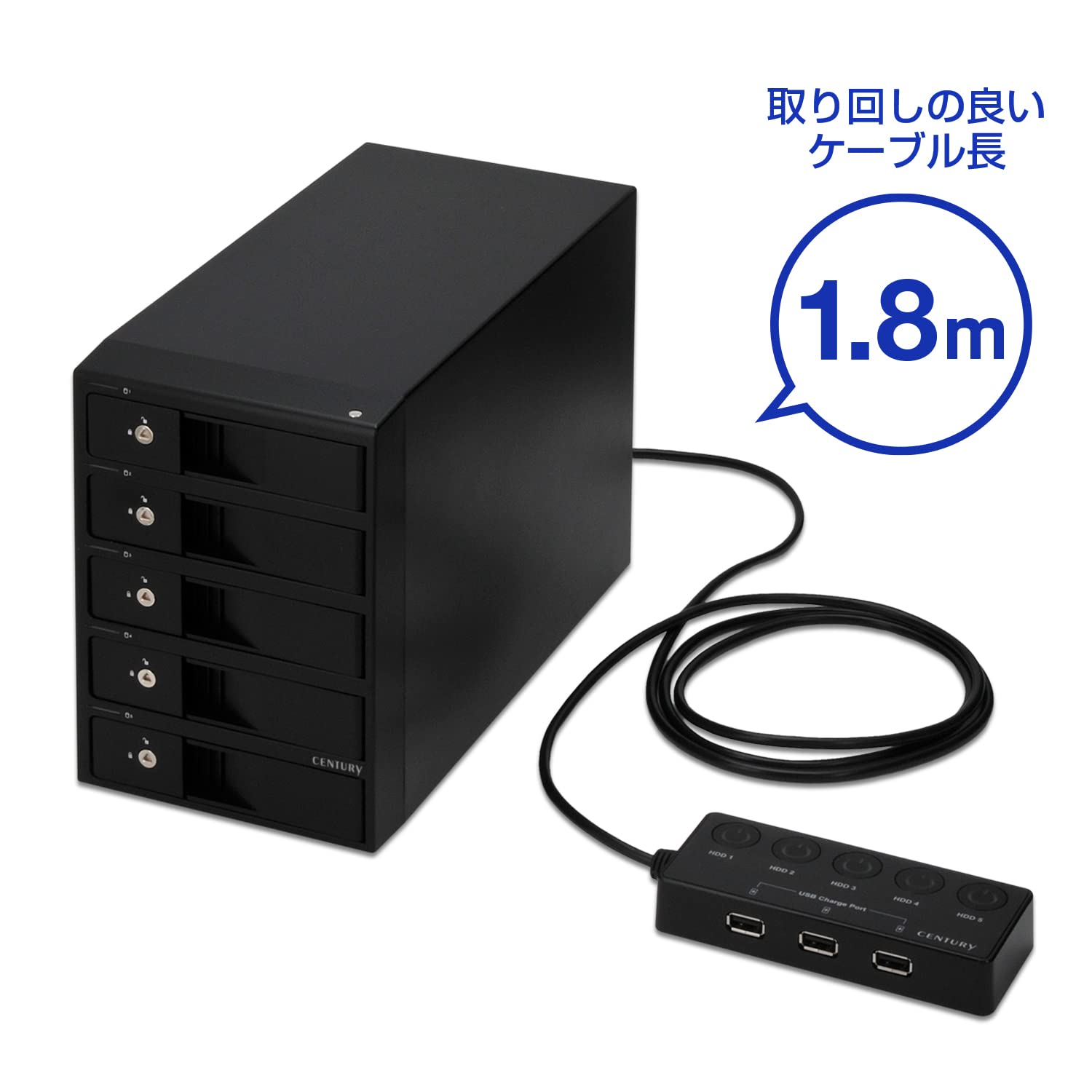 Amazon.co.jp: センチュリー 裸族のカプセルホテル5Bay V2