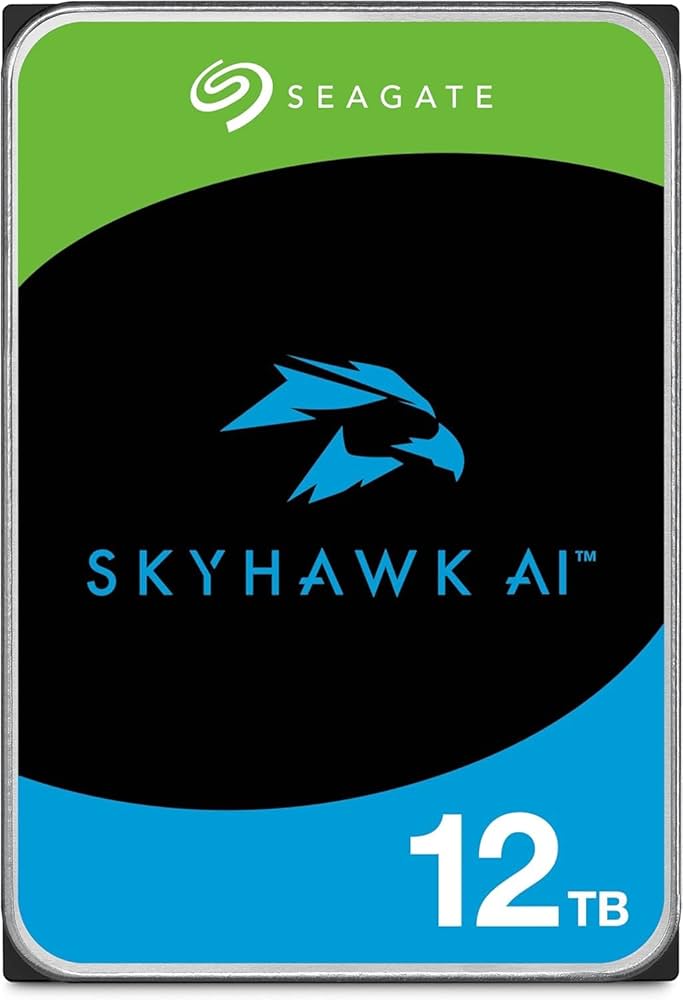 Amazon | Seagate SkyHawk AI 3.5インチ 【データ復旧 3年付】 12TB