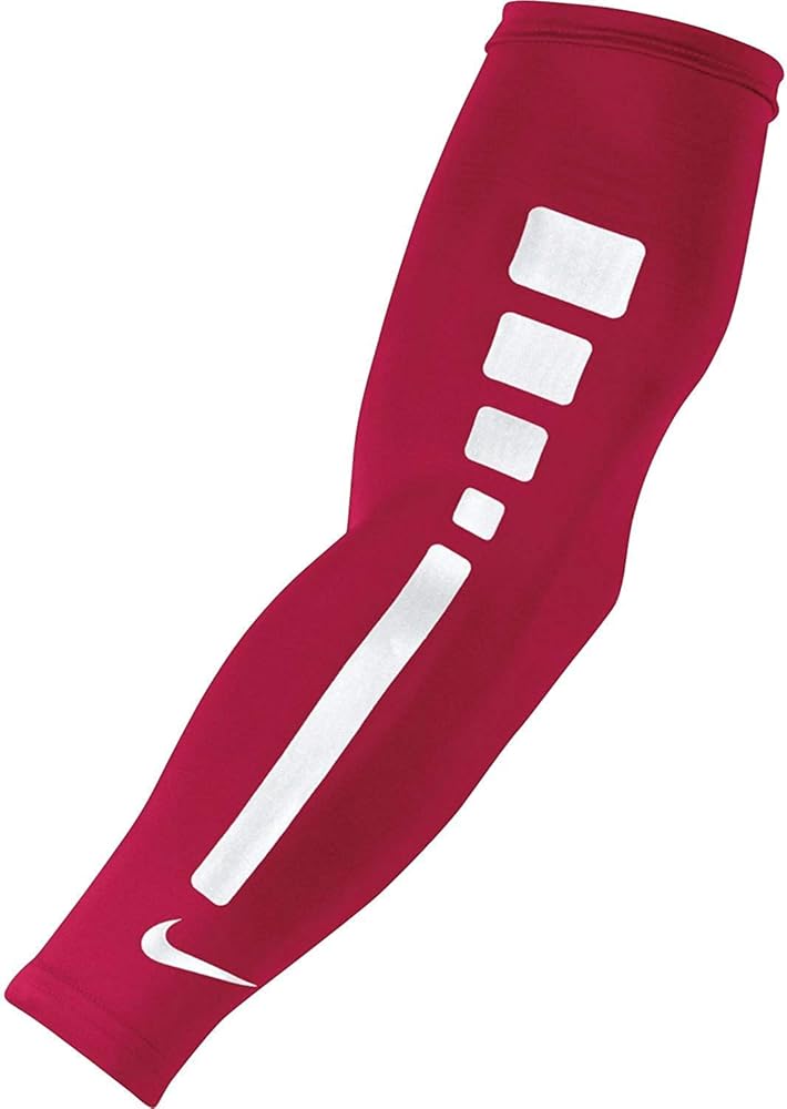Amazon.com : Nike Pro Elite Sleeve (Red/White, SM) : Sports & Outdoors