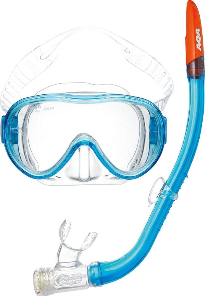 Amazon | AQA(エーキューエー) マリンスポーツ マスク & スノーケル 2