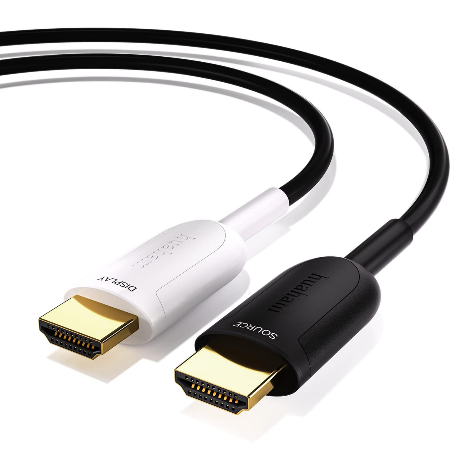 Amazon.com: huaham 10K 8K HDMI 2.1 Cable Fiber Optic 50ft, 48Gbps