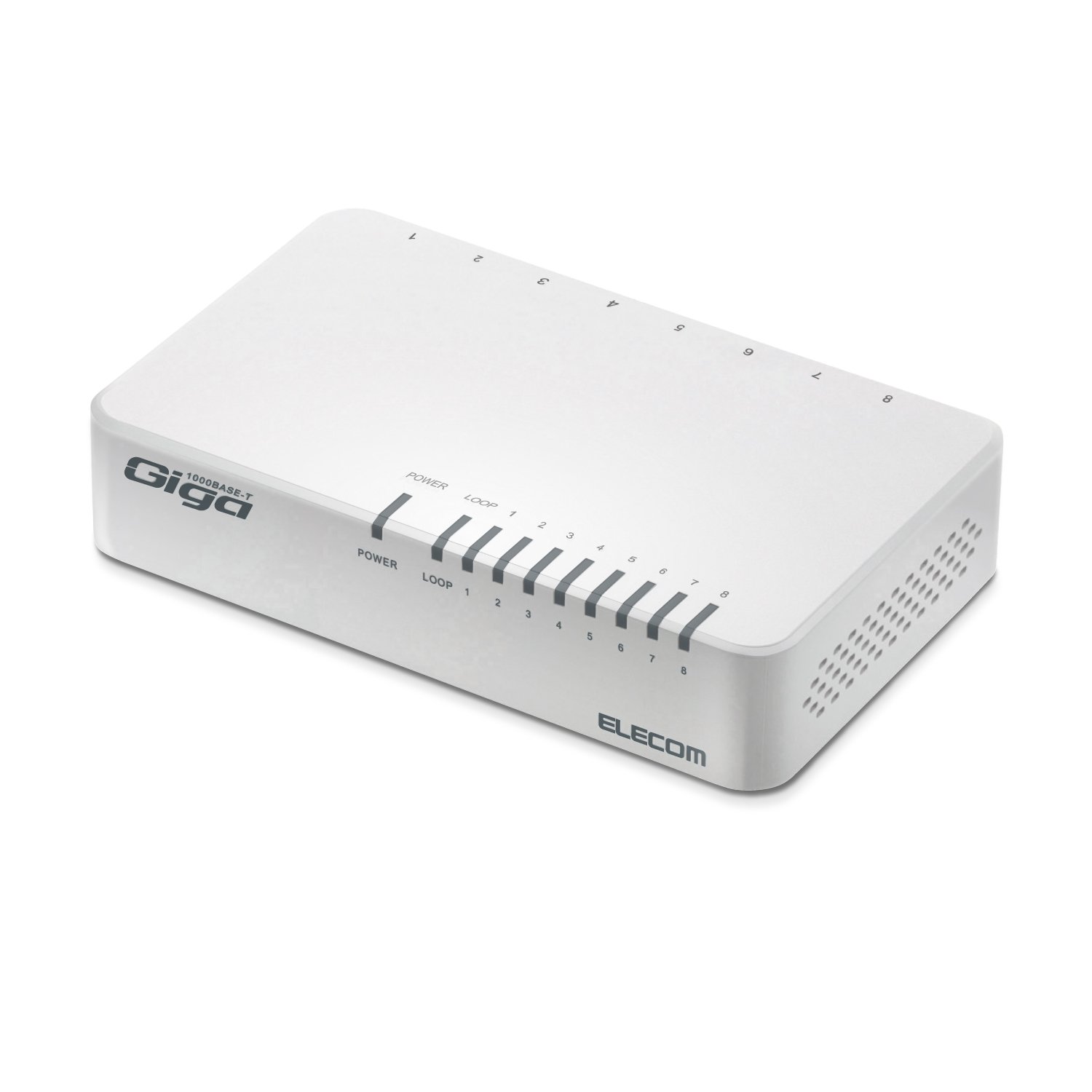 Amazon | エレコム スイッチングハブ ギガビット対応 8ポート AC電源