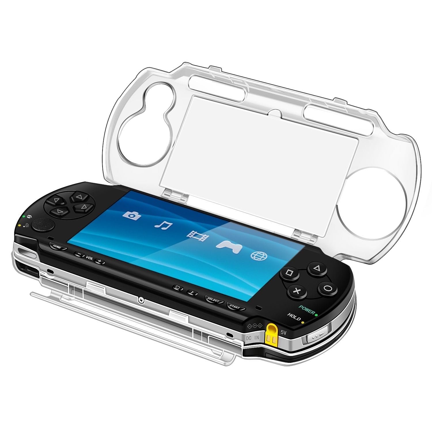 Amazon.co.jp: TNP クリアハードケース PSP 1000用 - Sony PSP 1000用