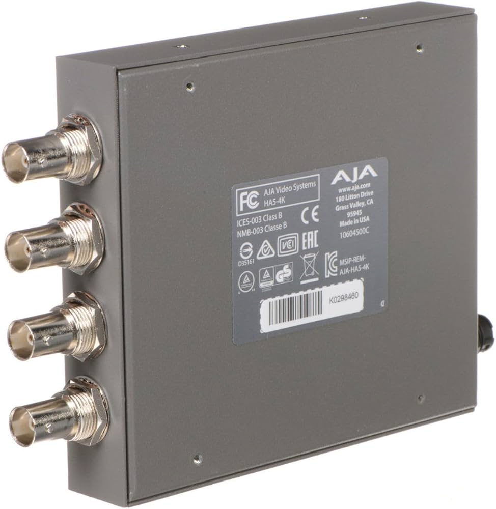 Amazon | Aja HA5-4K 4K HDMI - 4K SDI ミニコンバーター | AJA | 映像