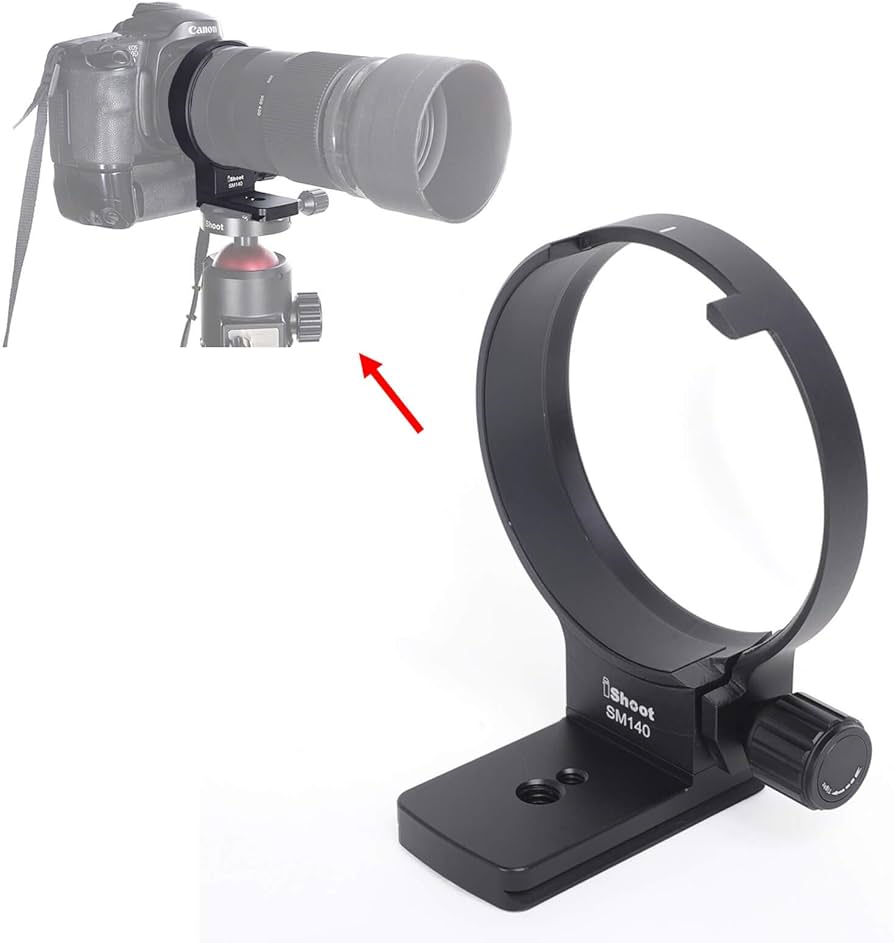 Amazon.com : Tripod Mount Ring, iShoot Lens Collar Socket