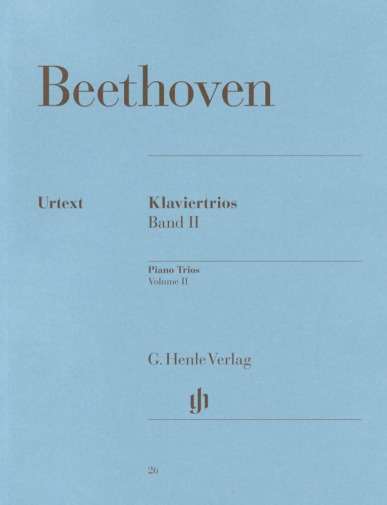 ベートーヴェン: ピアノ三重奏曲集 第2巻/ヘンレ社/原典版/室内楽