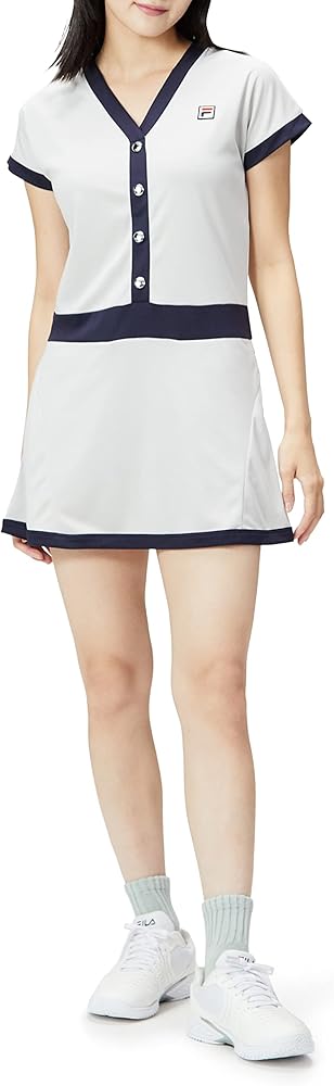 Amazon.co.jp: [フィラ] 吸水速乾 UVカット テニスワンピース