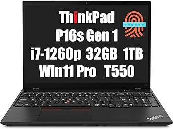 Amazon.com: Lenovo ThinkPad P16s Intel i7-1260P 16.0