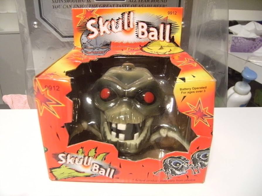 Amazon.co.jp: 平成レトロ1999年 当時物 SKULL BALL スカルボール