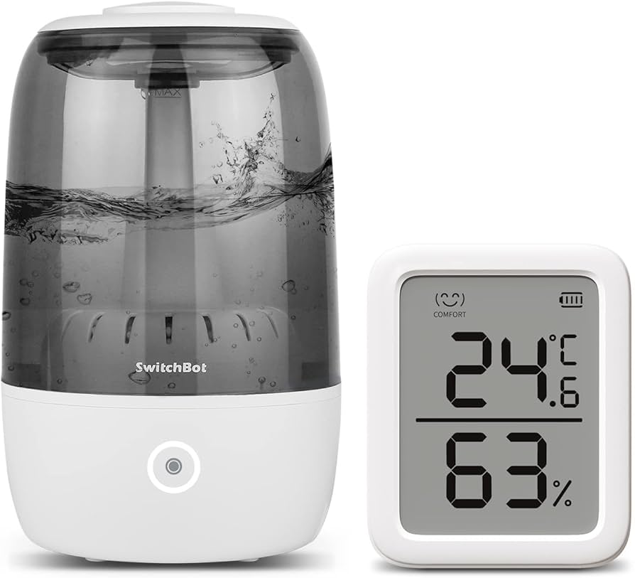 Amazon.co.jp: スイッチボット(SwitchBot)加湿器+温湿度計プラス
