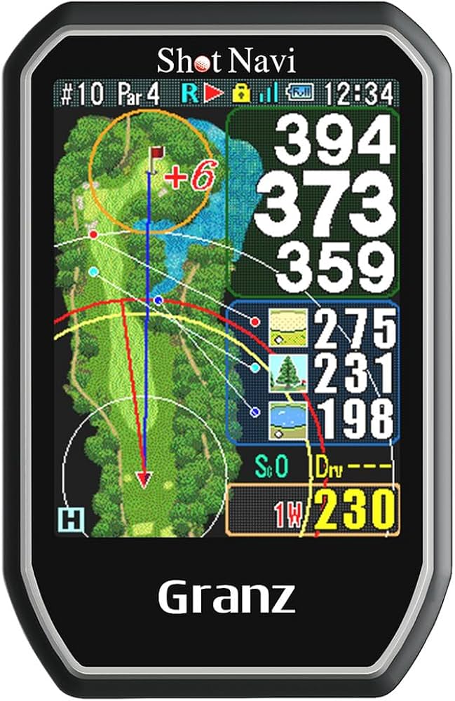 Amazon | Shot Navi(ショットナビ) Granz BK ゴルフGPS タッチパネル
