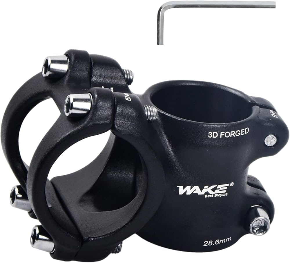 Amazon | 自転車 ステム 35mm ± 7° 調整可能 自転車ハンドルバー