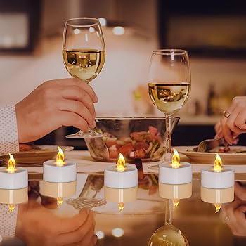 Amazon.co.jp : LEDキャンドル 100個セット キャンドルライト電池式