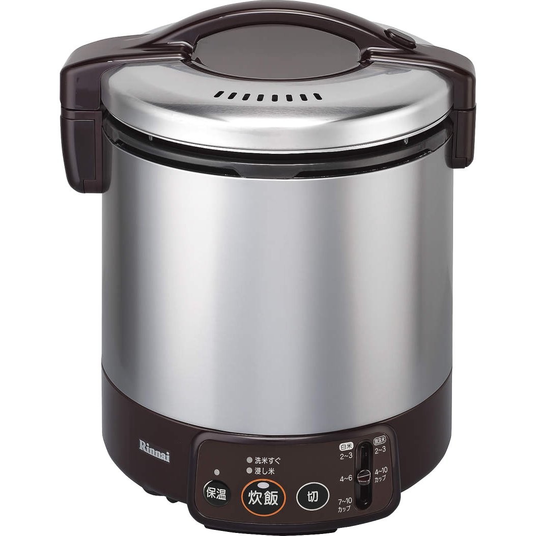 Amazon | リンナイ こがまる ジャー付きガス炊飯器 10合炊き・ダーク