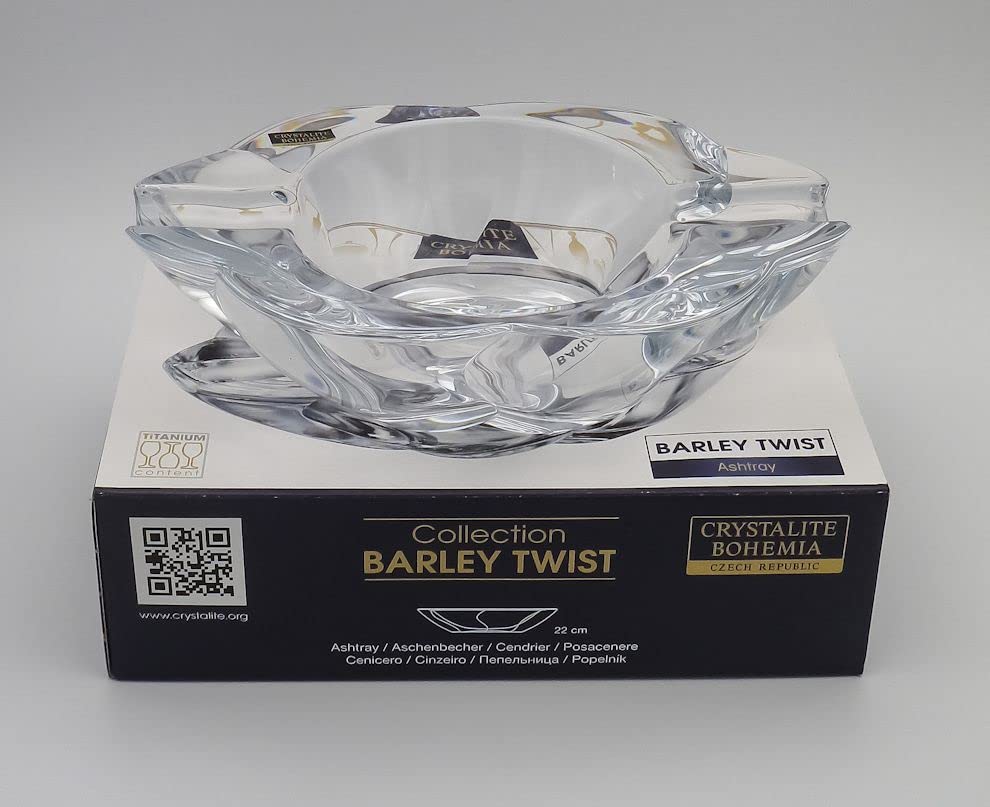 Amazon.co.jp: ボヘミアングラス クリスタル 灰皿 ガラス製 BRLEY