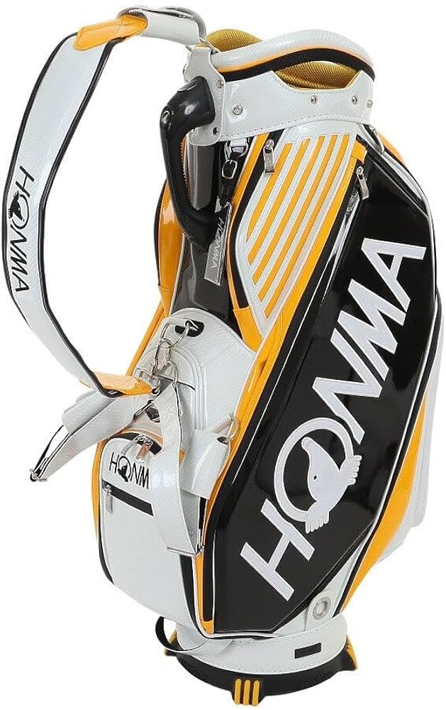 Amazon | 本間ゴルフ（HONMA） ゴルフ キャディバッグ カート式 9.5型