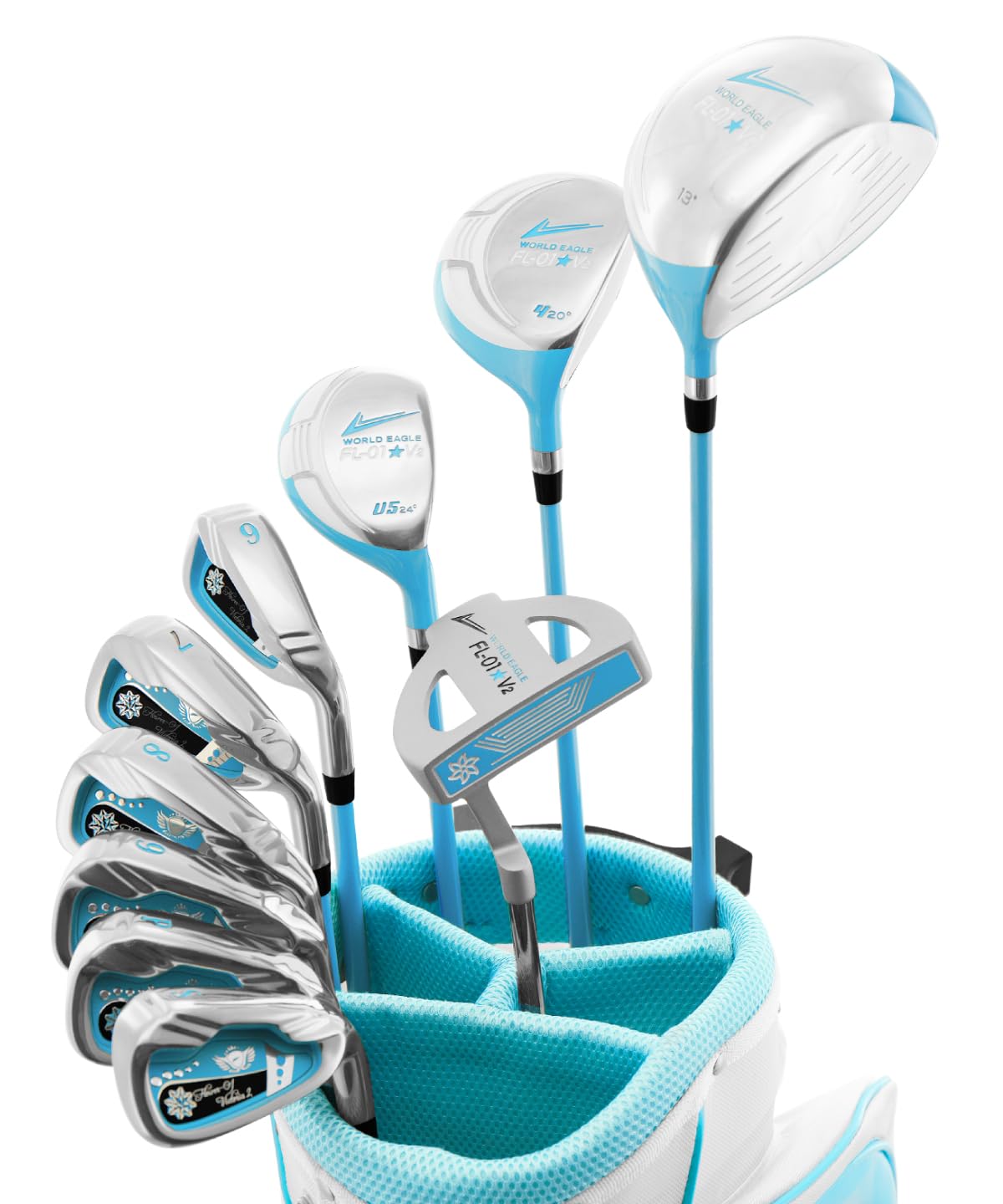 Amazon.co.jp: [ワールドイーグル] レディース13点フルセット ゴルフ