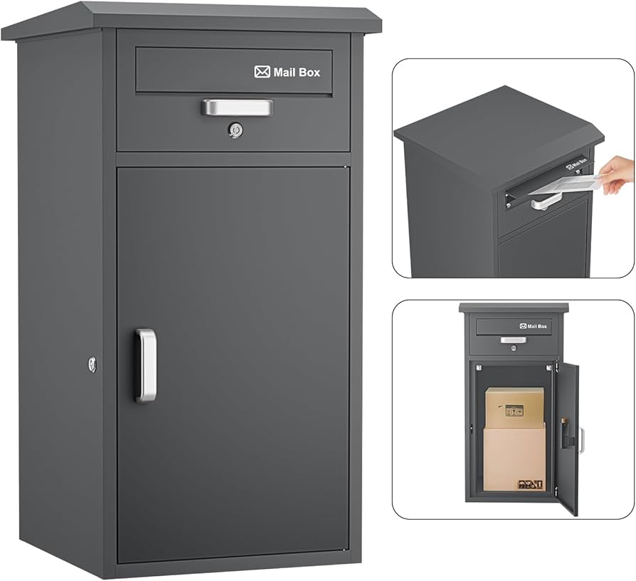 Amazon.co.jp: VARNIC 宅配ボックス DIY ポスト一体型 大容量 宅配BOX