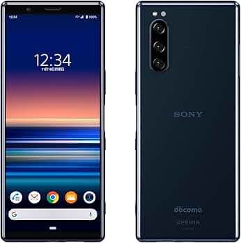 Amazon | SIMフリー Xperia5 SO-01M docomo ブルー | Xperia