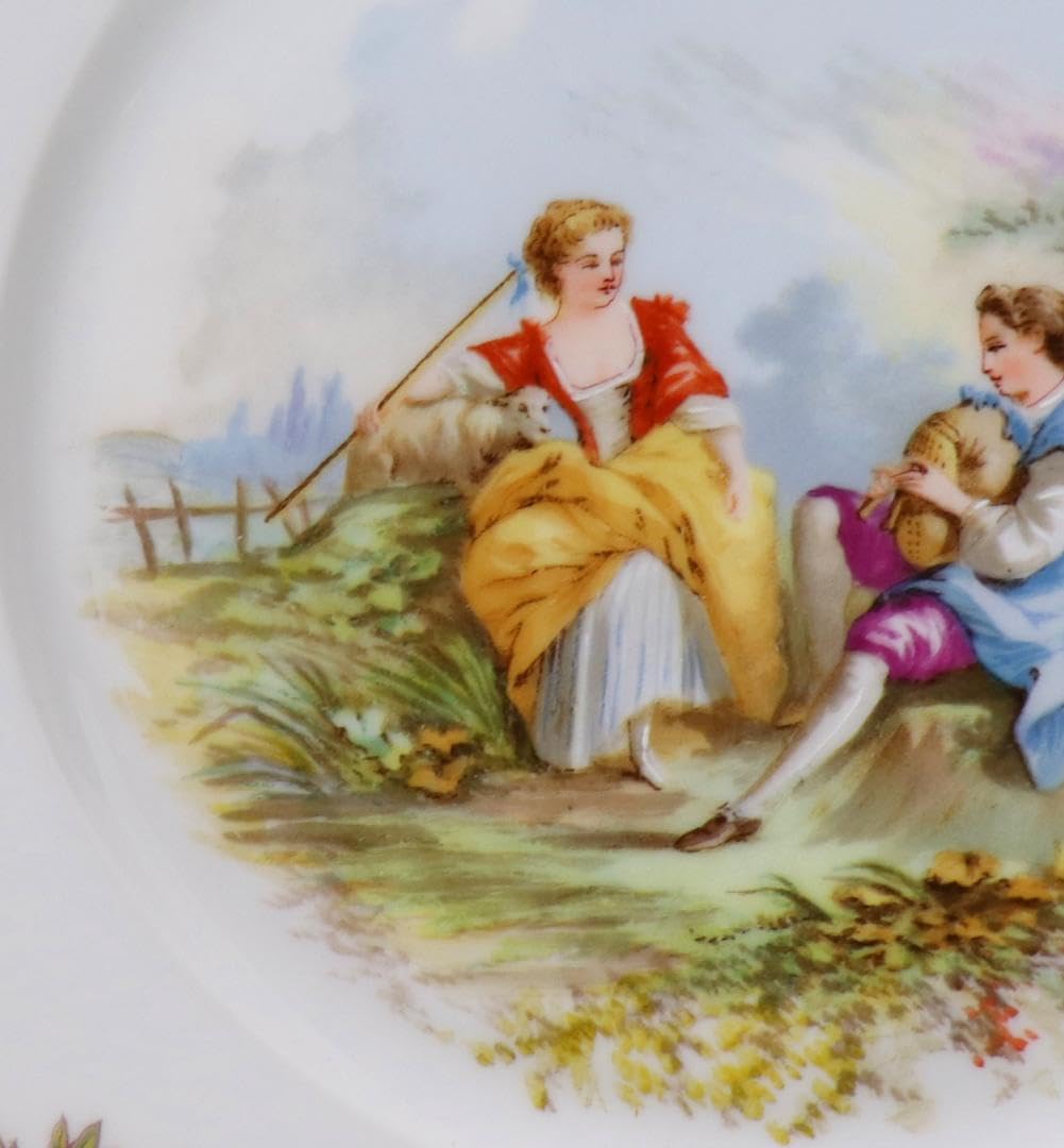 Amazon.co.jp: アンティークセーブル 1846年製 金彩飾り皿 王からの