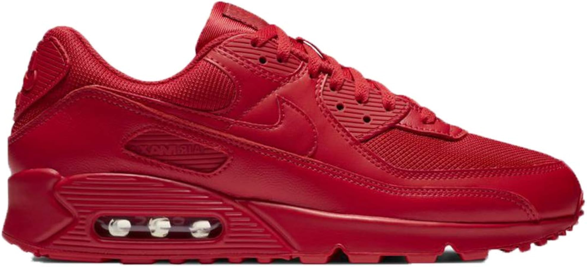 Amazon | Nike メンズ シューズ エアマックス 90 トリプル レッド