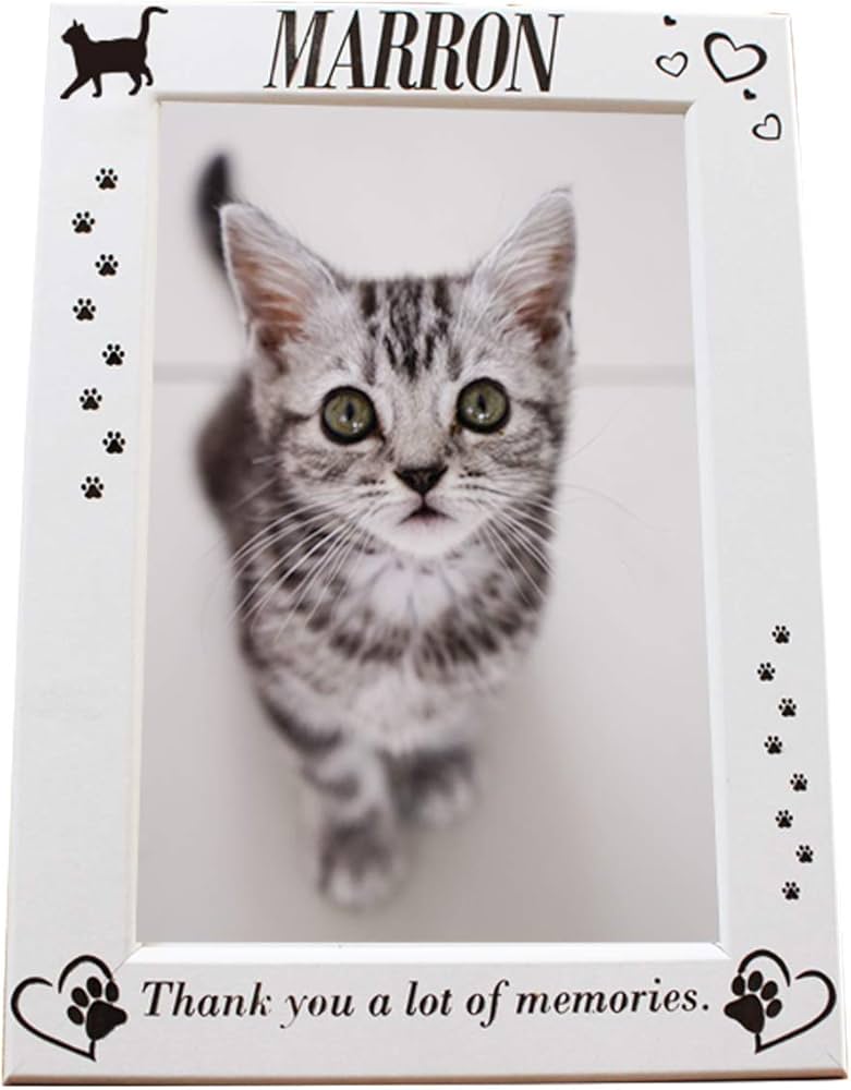 Amazon | 写真立て ペット用 メモリアルフォトフレーム オリジナル