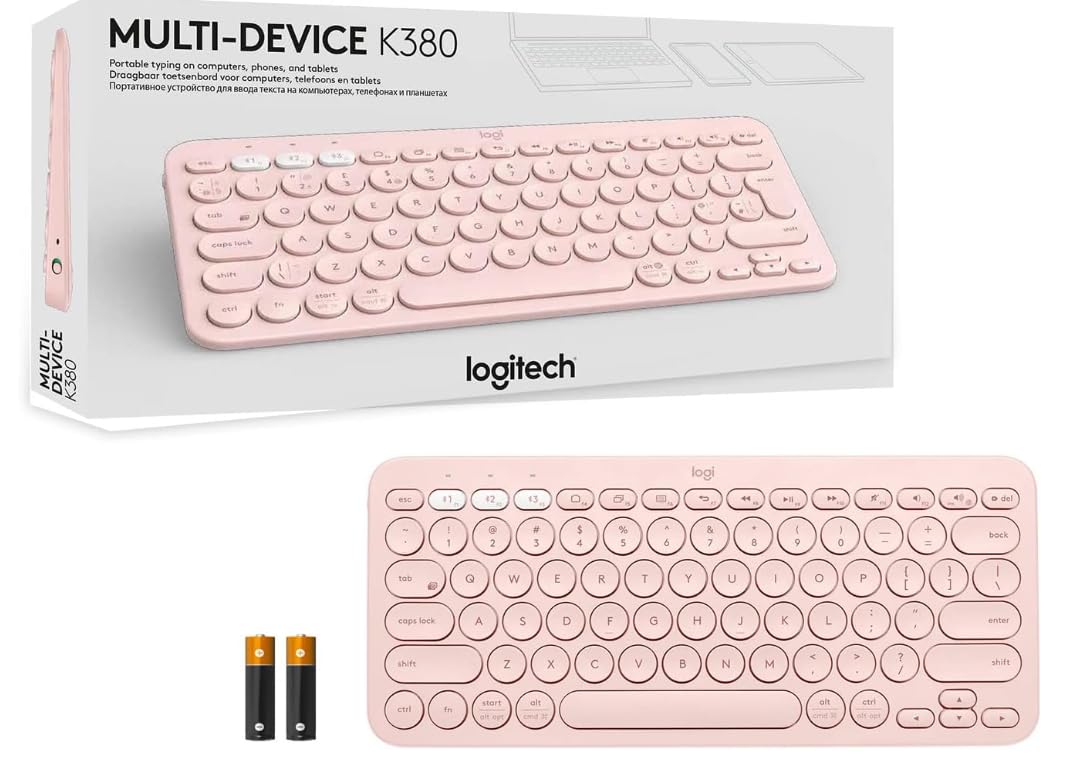 Amazon.com: Logitech K380 Multi-Device Wireless Bluetooth Keyboard
