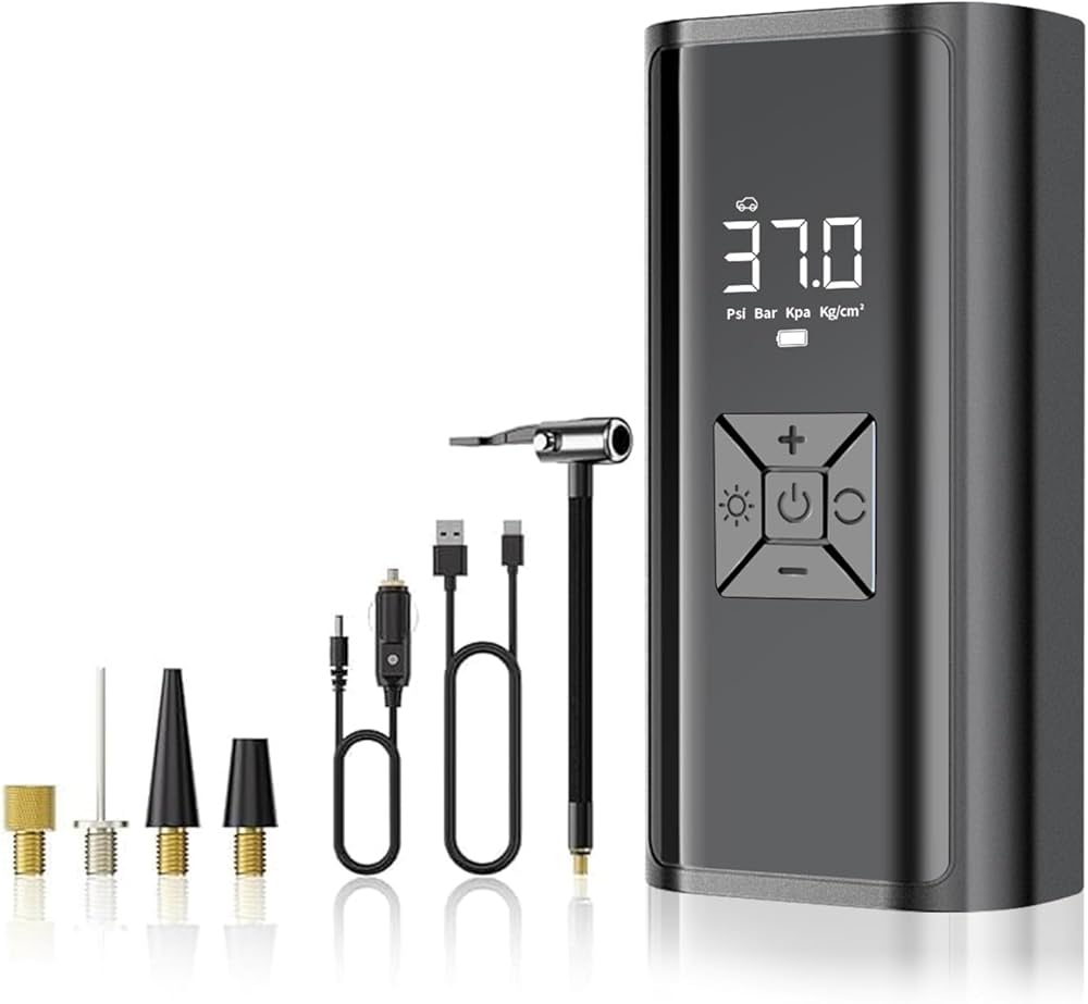 Amazon | yaco 電動空気入れ 【2024年最新型】 車 自転車 充電式