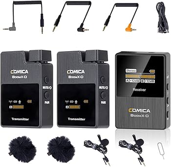 Amazon.co.jp: Comica BoomX-D D2 ワイヤレスカメラマイク ビデオ録音