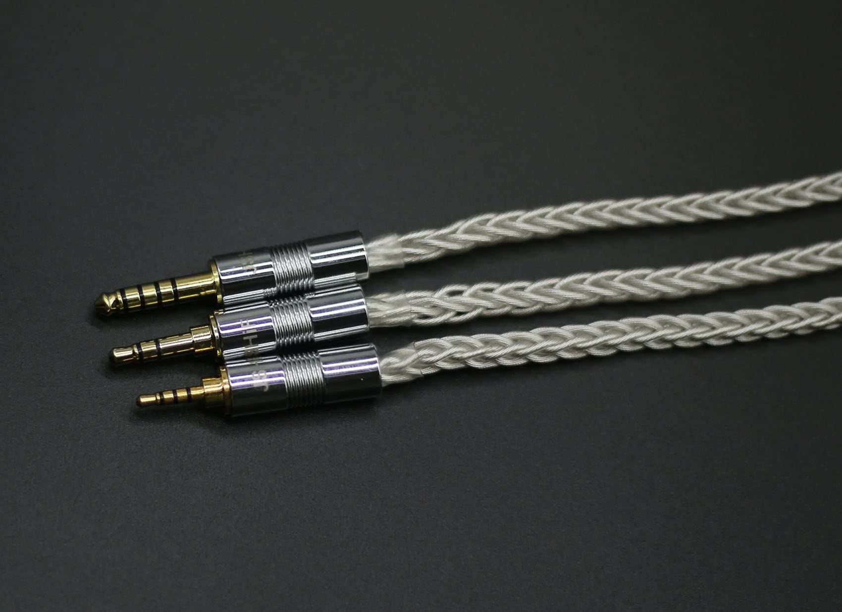 Amazon.co.jp: 【JSHiFi-白龍】2pin4.4mm 8芯単結晶銅銀メッキリ