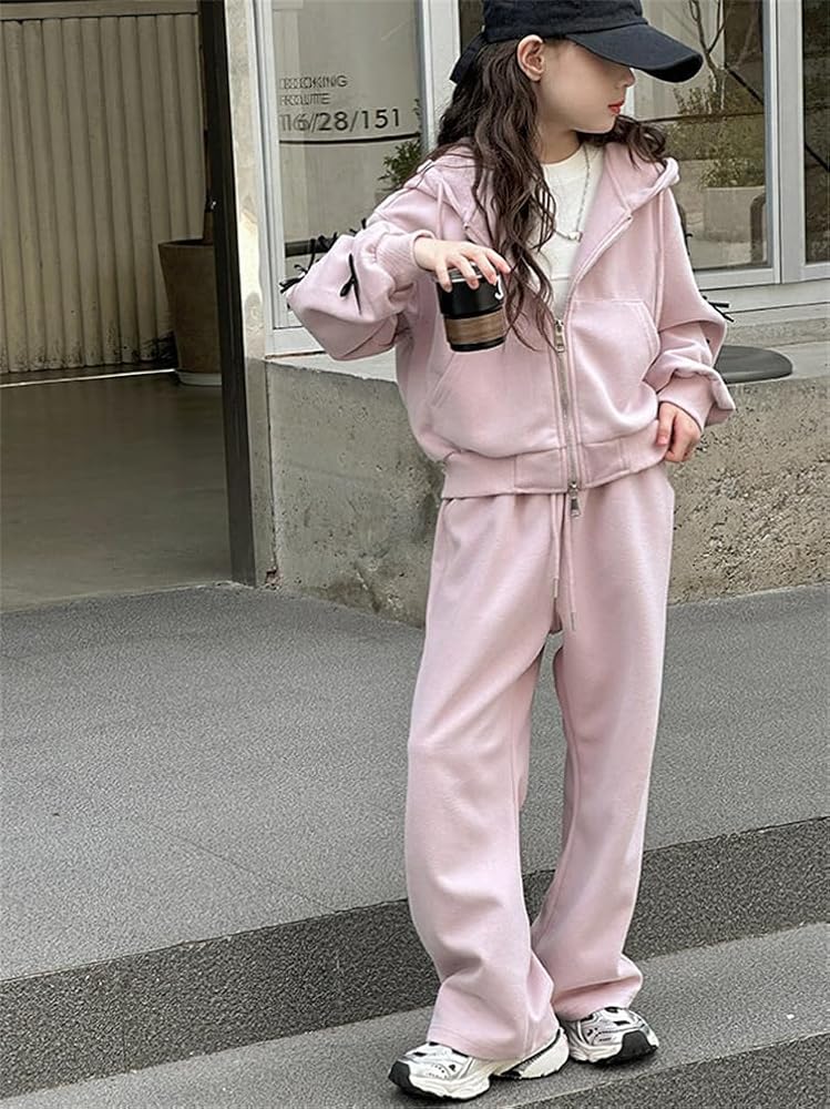 Amazon | [BLZXIAN] 子供服 パンツセット 女の子 ジャージ 上下セット