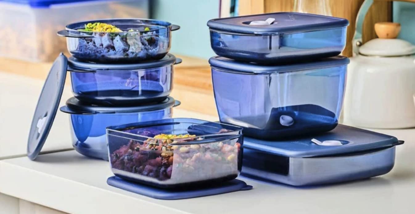 Amazon.com: Tupperware Vent and Serve Microwaveable 7 Piece Set in