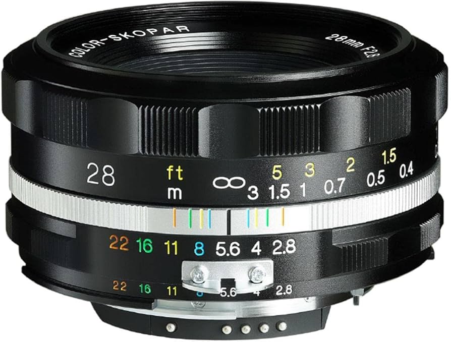 Voigtlander 28mm F2.8 Color-SKOPAR Aspherical SL IIs, Black, for