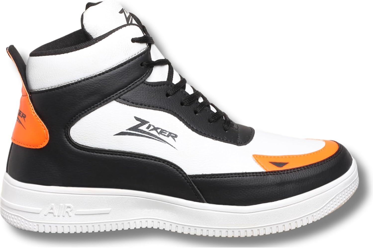 Buy Zixer Men's Synthetic Leather High Top Casual Shoes for Men