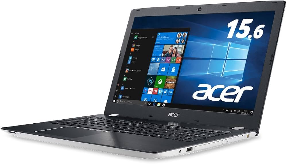 Amazon.co.jp: Acer ノートパソコンAspire E5-576-F58G/W (ホワイト