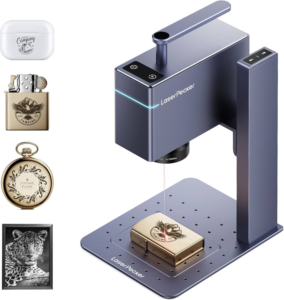 Amazon | LaserPecker3 レーザー彫刻機 金属＆プラスチック＆アクリル