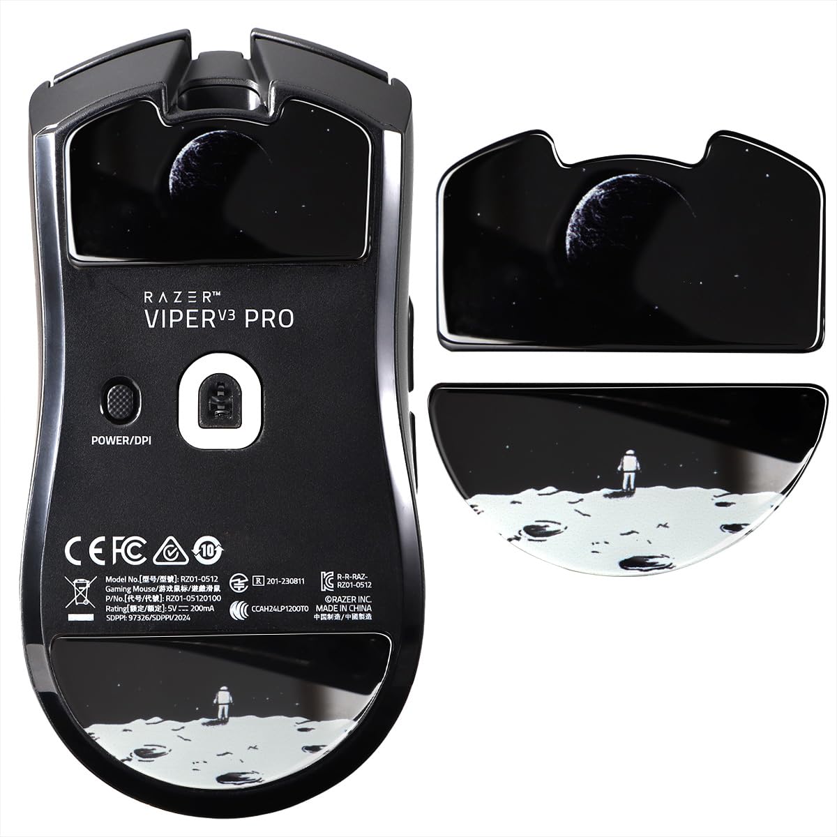 Amazon | IMMOENUC マウスソール for Viper V3 Pro マウスフィート