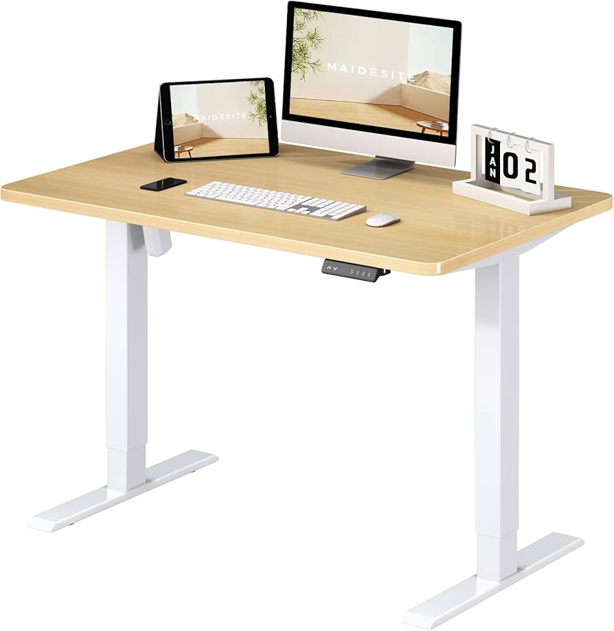 Amazon | Maidesite 電動式昇降デスク スタンディングデスク 幅100