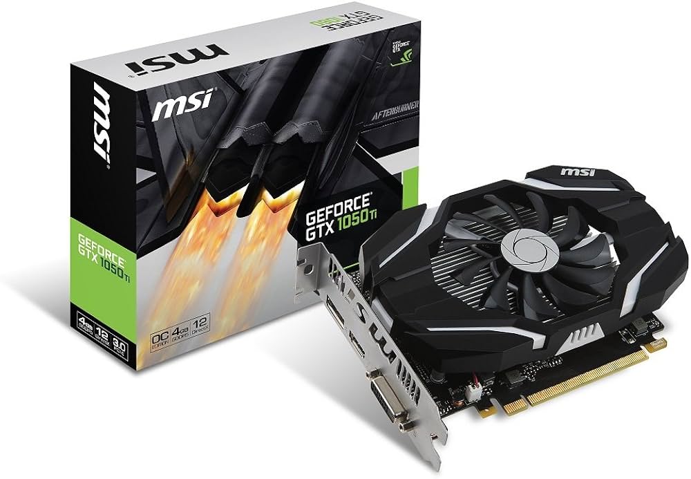 Amazon | MSI GeForce GTX 1050 Ti 4G OC グラフィックスボード VD6191