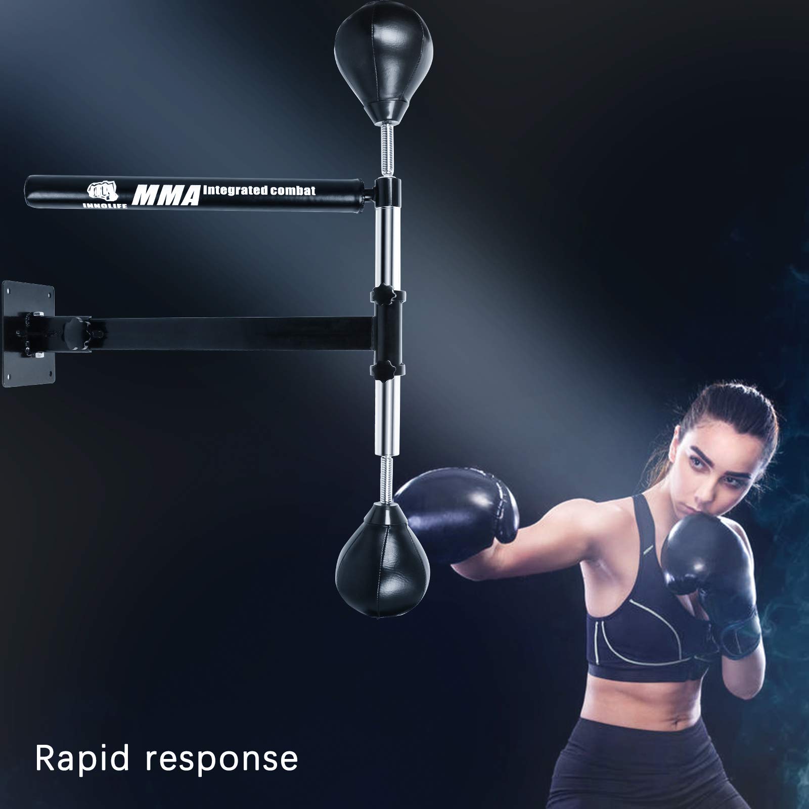 Amazon.co.jp: INNOLIFE ボクシングスピニングバー スピードボール2個