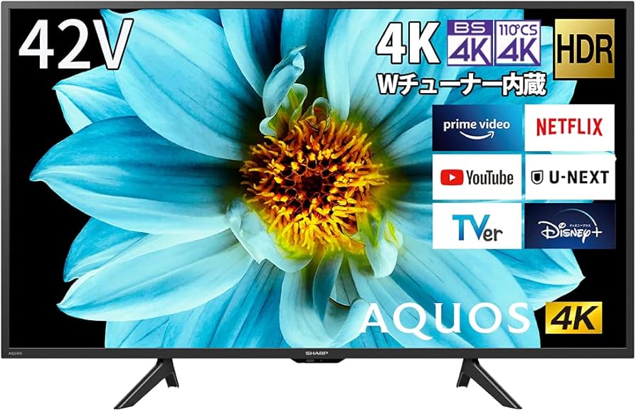 Amazon | シャープ 42V型 液晶 テレビ AQUOS 4T-C42DJ1 4K チューナー