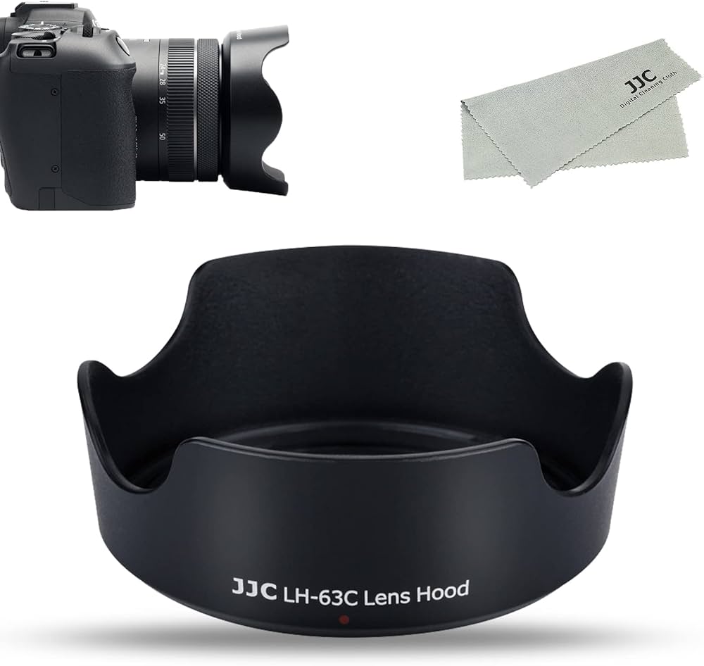 Amazon | JJC EW-63C 可逆式 レンズフード Canon EOS R8 R50V + RF 24