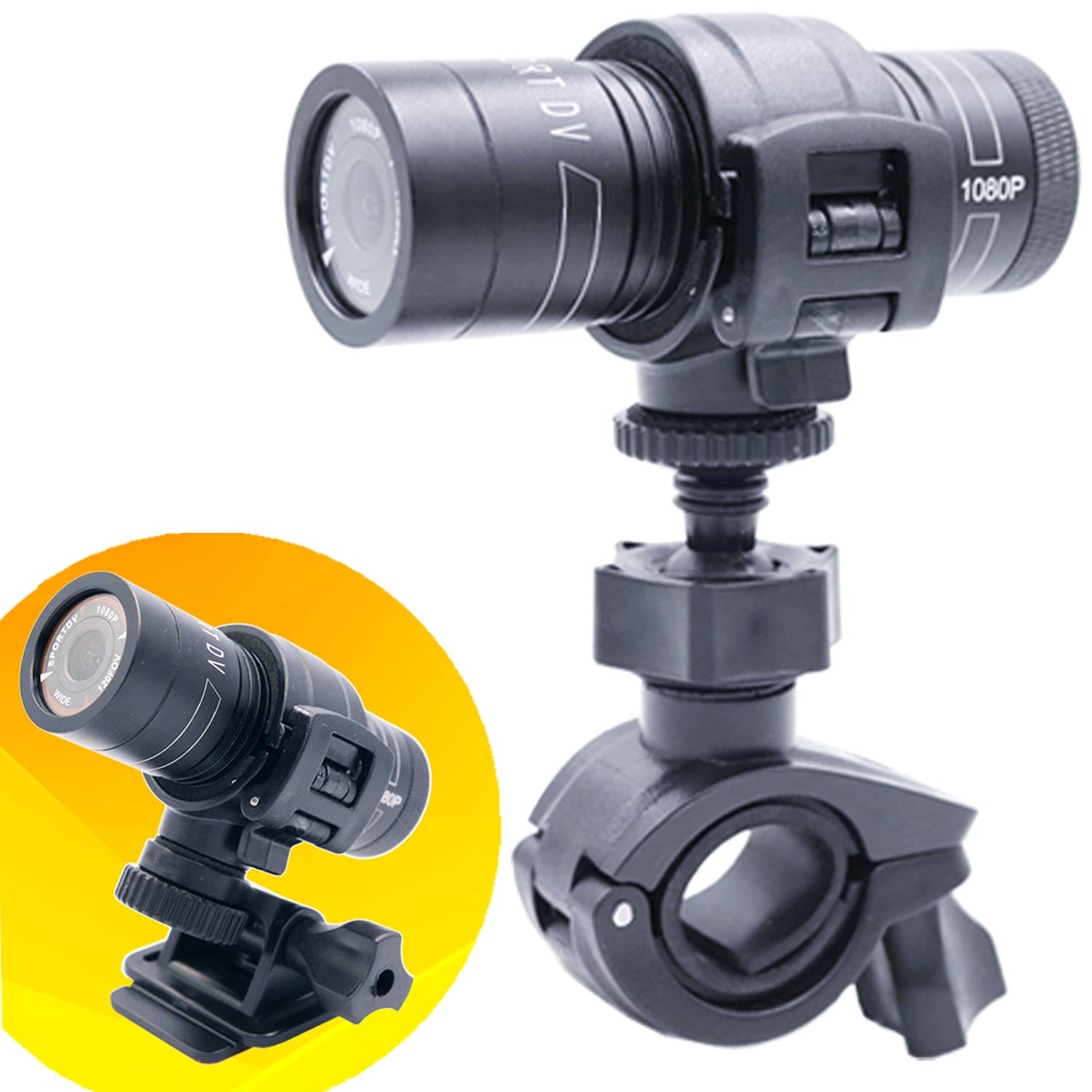 Amazon.co.jp: CHURACY バイク 自転車用 ドライブレコーダー 200万画素