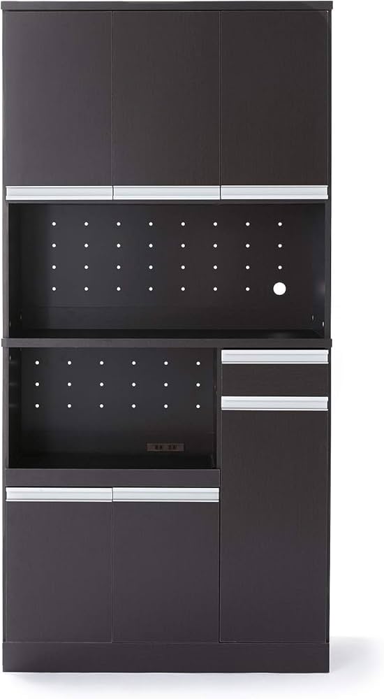 Amazon | LOWYA ロウヤ キッチン収納 レンジボード レンジ台 ハイ