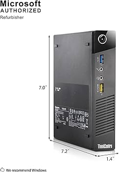 Amazon.com: Lenovo ThinkCenter M73 Tiny Desktop PC, Intel Core I5